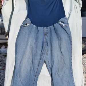 Motherhood Maternity Petite Denim Jeans High Waist